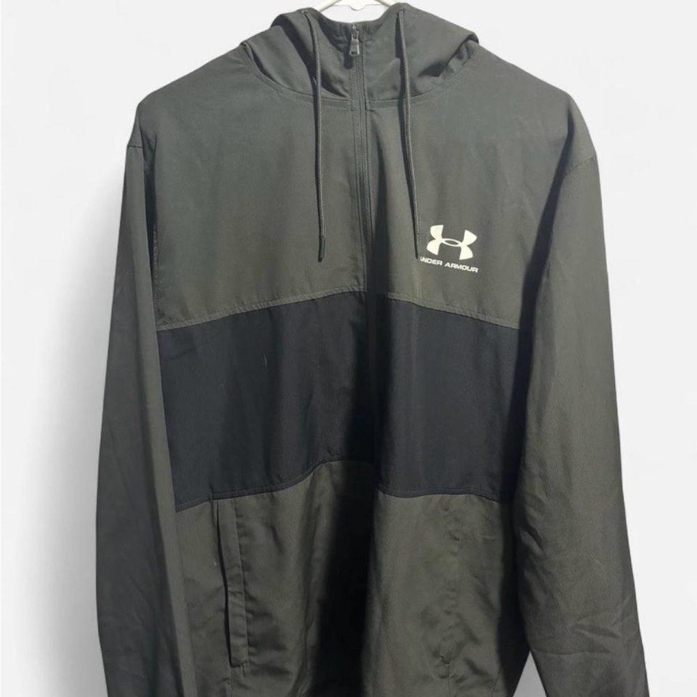LG Men's Olive and Black Windbreaker